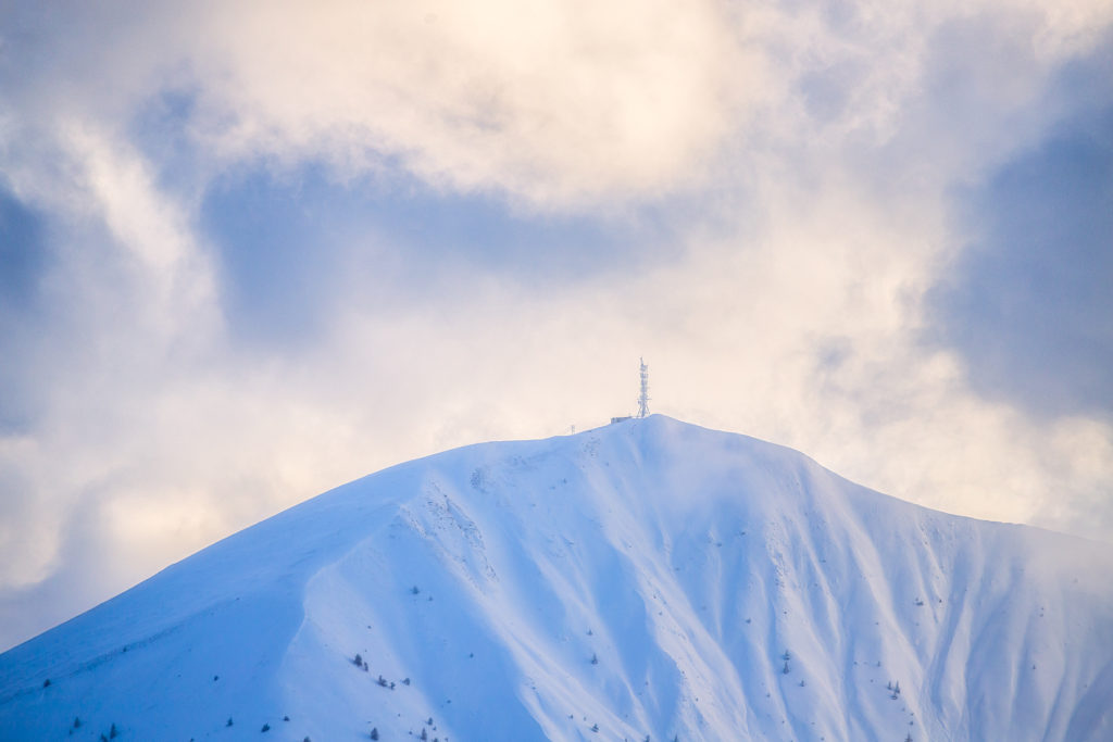 l'hiver dans les alpes de haute provence