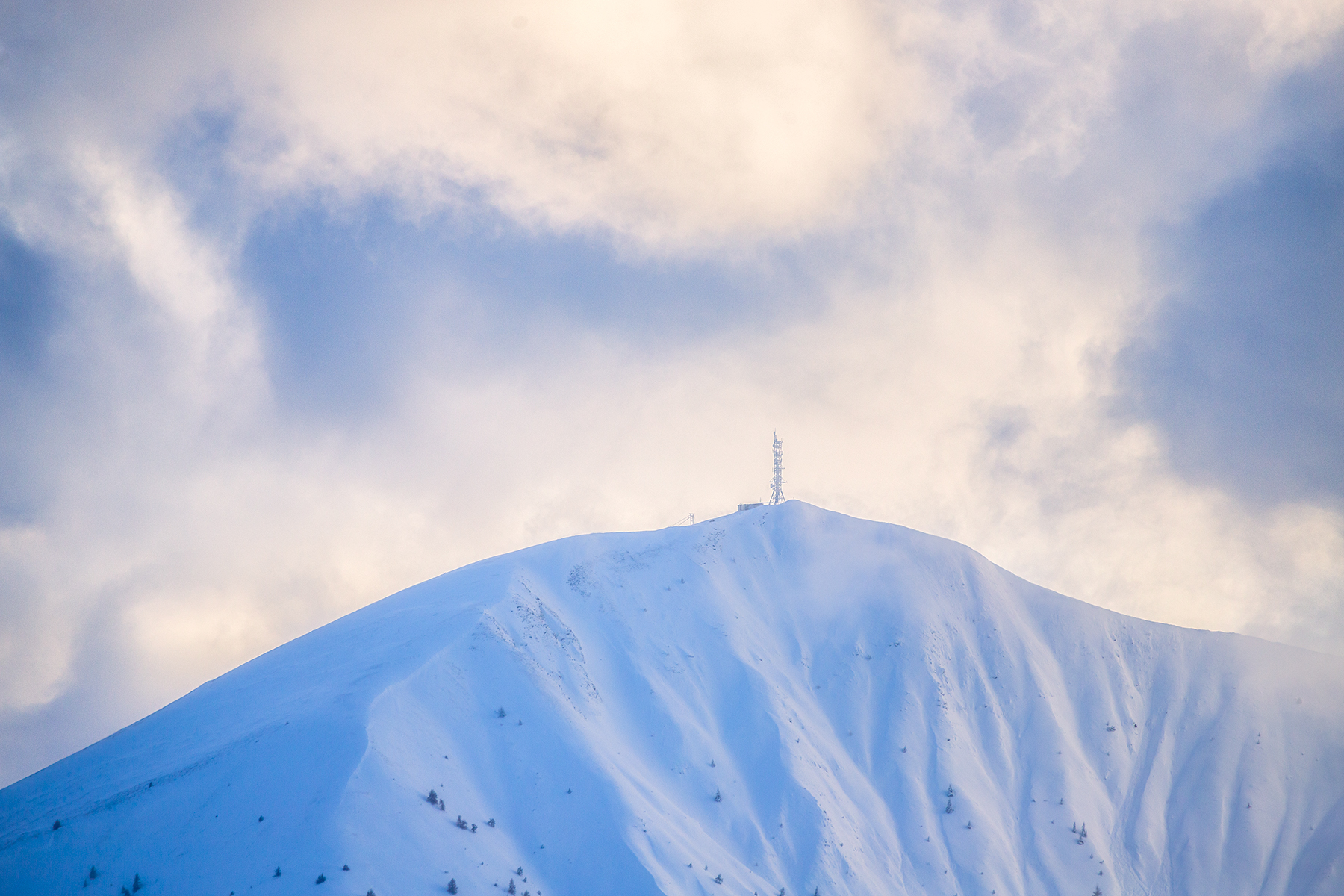 l'hiver dans les alpes de haute provence